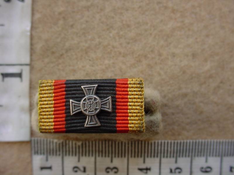 6600 German Armed Forces Silver Cross of Honour ribbon bar (Germany)