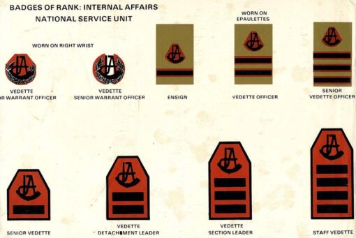 2037 Rhodesian Internal Affairs Vedette Section Leader rank badge (C648) - Image 3