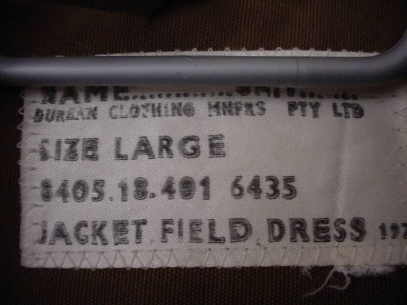 5207 SA Army nutria bush jacket, Large (Uniforms) - Image 2