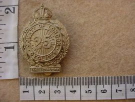 10660 25th County of London Cyclist Battalion cap badge (Ref. K&K1857)