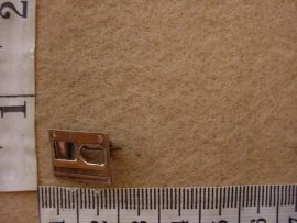 6833 Medal mounting brooch bar, 1 space, miniature (MB)