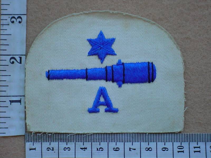 4628 SA Navy Anti Aircraft Gunner Rating 1st Class badge (Navy SA)