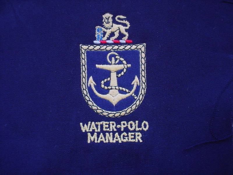4663 SA Naval Water Polo Team Manager blazer badge (Ref. Navy SA)