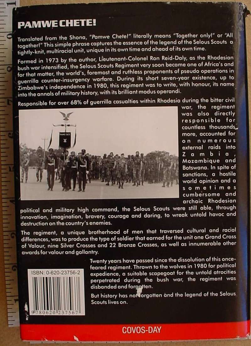 8865 Pamwe Chete: The Legend of the Selous Scouts By Ron Reid Daly (Ref. Rhodesia) - Image 2