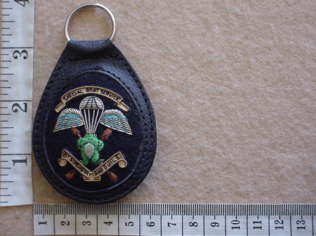 3973 Royal Marines Special Boat Squadron parachute wings key ring (Para England)