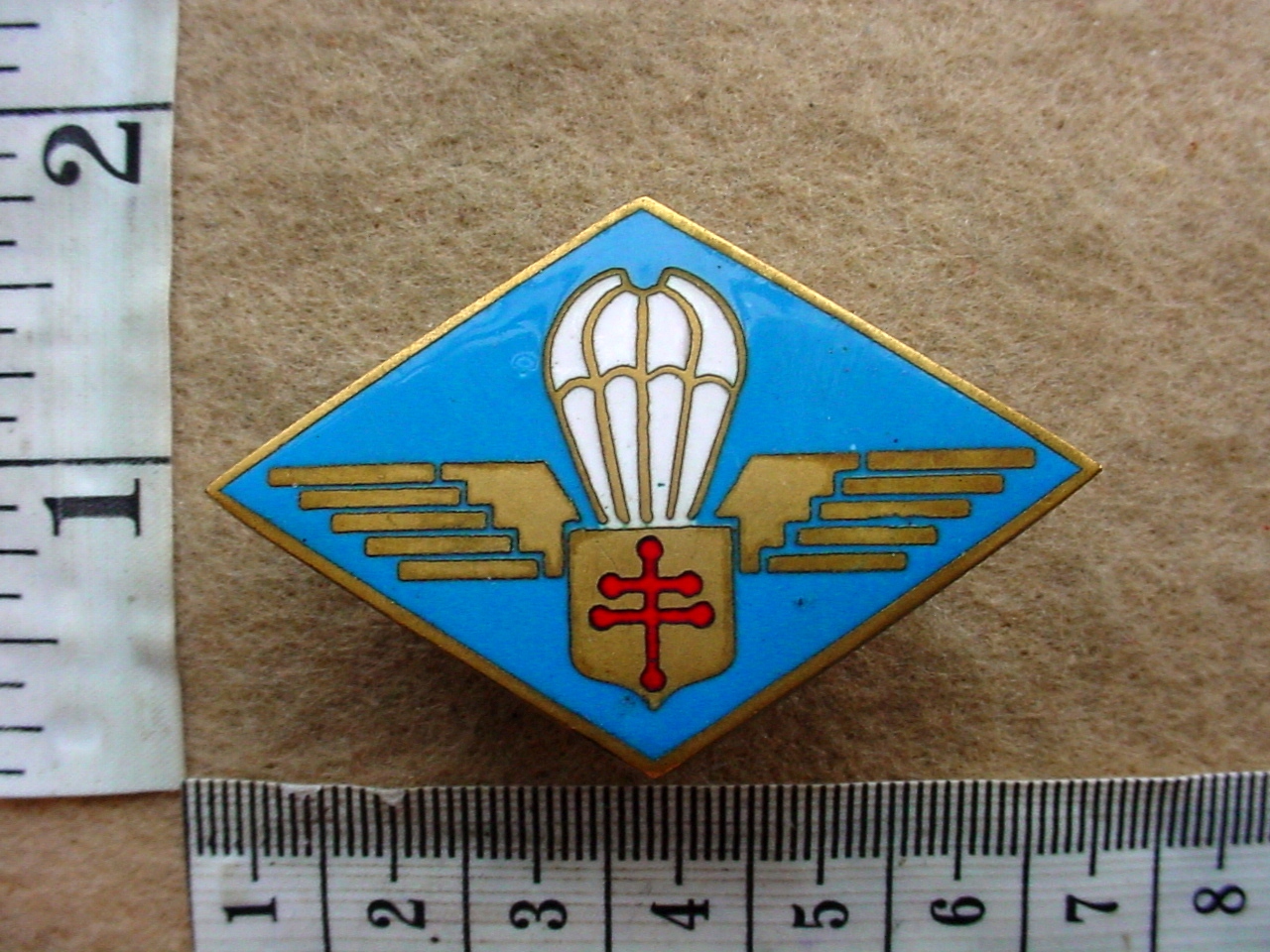3857 Free French parachute wings North Africa type (Para France)