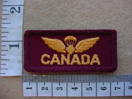 3826 Canadian Parachute Regiment shoulder title (Ref. Para Canada)