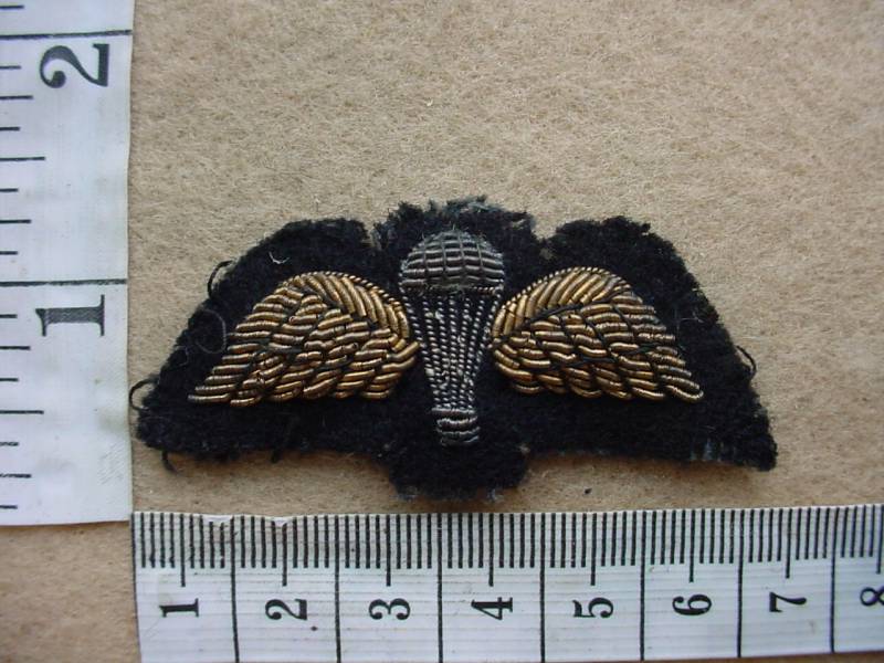 3949 Rhodesian Army parachute wings, Mess Dress (C395)