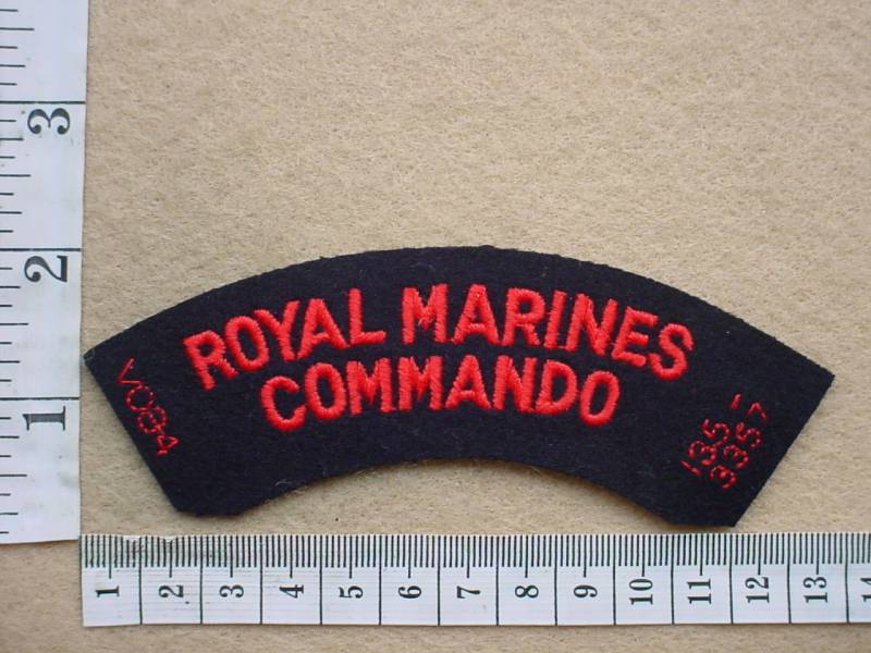 3972 Royal Marines Commando shoulder title (Ref. Para England)