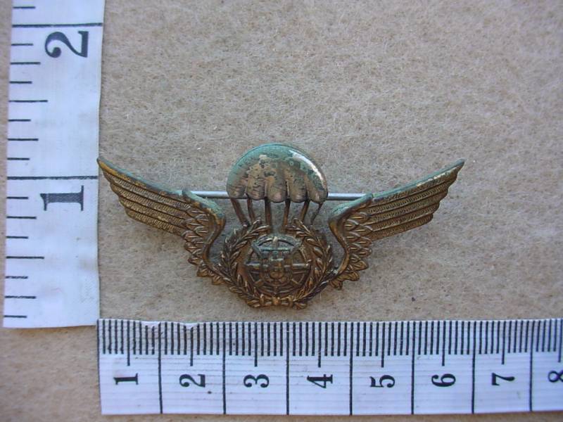 3934 Portuguese Army paratrooper wings (Ref. Para Portugal)