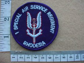 4018 1 Special Air Service Regiment Rhodesia Association patch (Para Rhodesia)