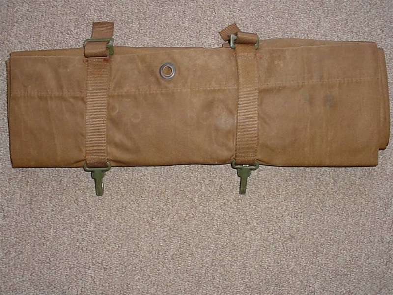 9748 Pattern 83 ground sheet/tarpaulin, Nutria brown (Ref. Webbing)