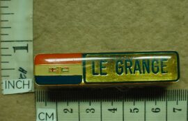 5369 South African Police name badge, Le Grange (SAP)