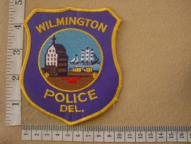 9685 Wilmington Police arm patch (Delaware) (Police USA)