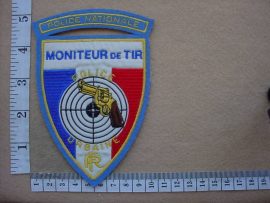4287 French National Police Shooting Instructor arm patch (Ref. Police France)