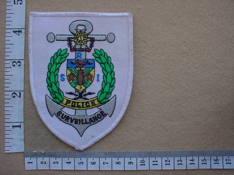 4329 Royal Solomon Islands Police Surveillance arm patch (Ref. Police Solomon Islands)