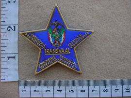 4148 Transvaal Provincial Traffic Police Inspector breast star (Ref. Police SA)