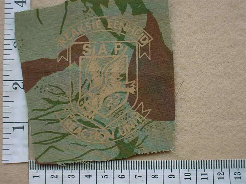 8354 SA Police Reaction Unit 22 breast badge (Ref. SAP)