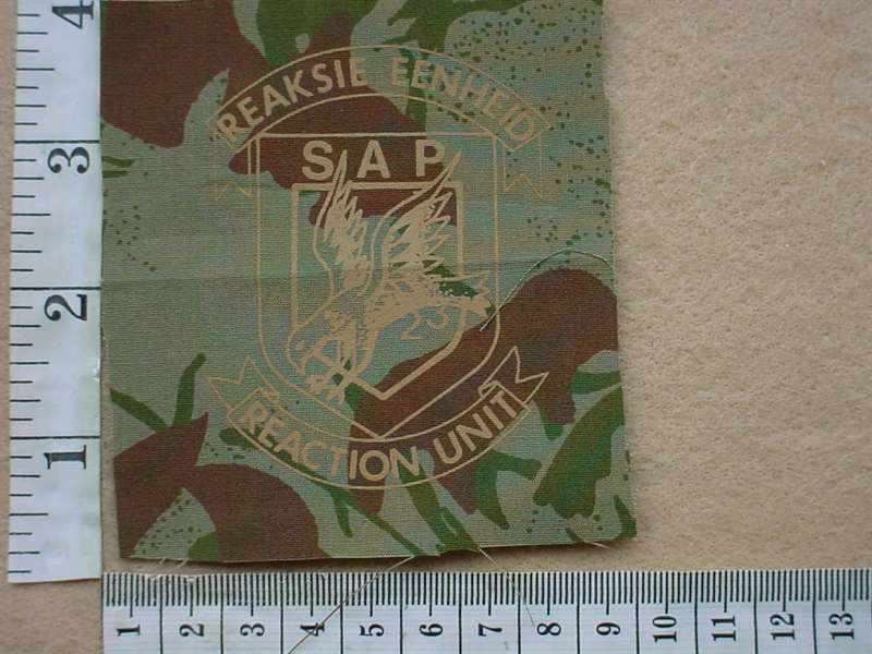 8355 SA Police Reaction Unit 23 breast badge (Ref. SAP)