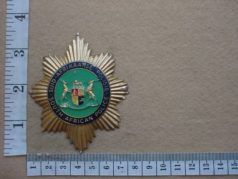 4205 SA Police badge (Ref. Police SAP)