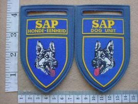 4214 SA Police Dog Unit arm flashes (Ref. Police SAP)