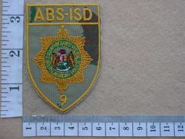 4222 SA Police 9 Internal Stability Division arm flash (Police SAP)