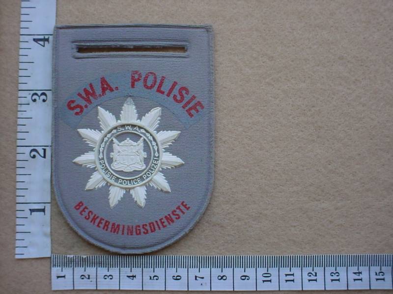 4024 SWA Polisie Beskermingsdienste (Police Protection Service) arm flash (Police SWA)