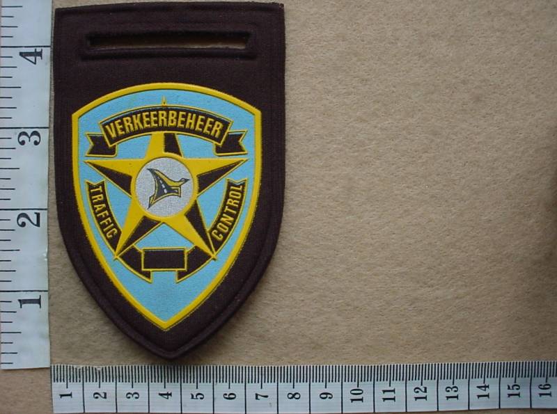 7086 SWA Traffic Control Police arm flash (Ref. Police SWA)