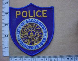 9687 City of Sacramento Police arm patch (Ref. Police USA)