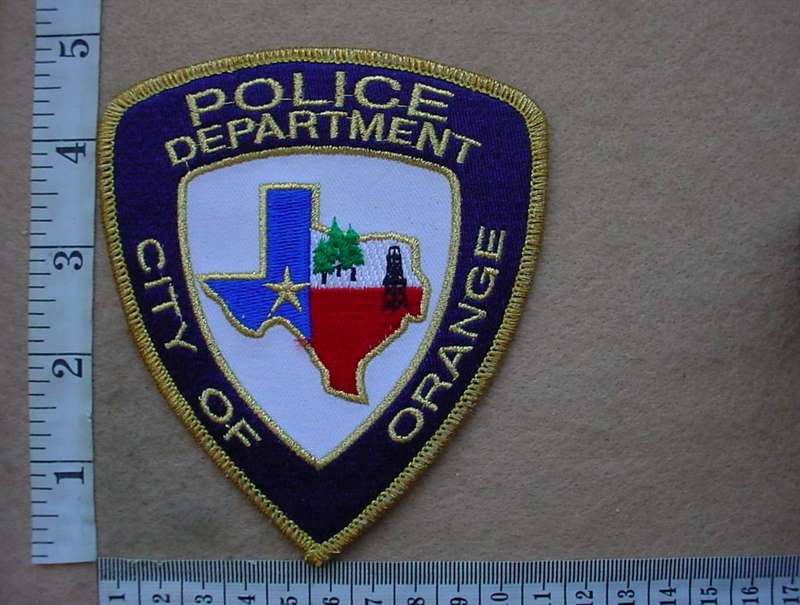 9690 City of Orange Police Department arm patch (Texas) (Ref. Police USA)