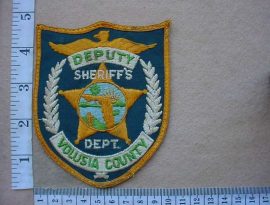 9692 Volusia County Sheriff's Department Deputy arm patch (Ref. Police USA)