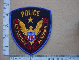 9694 Littleville Police arm patch (Ref. Police USA)