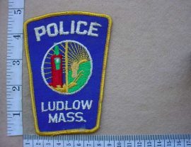 9701 Ludlow Police arm patch (Ref. Police USA)