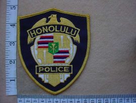 9702 Honolulu Police arm patch (Ref. Police USA)