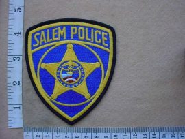 9703 Salem Police arm patch (Ref. Police USA)