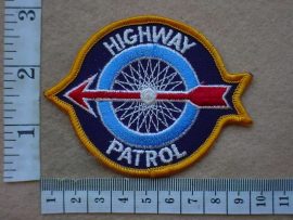 9712 US Police New York Highway Patrol arm patch (Police USA)