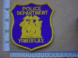9711 US Yonkers Police Department arm patch (Ref. Police USA)