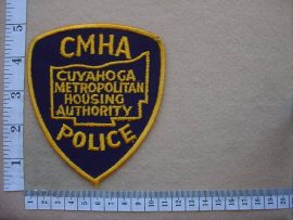 4354 Cuyahoga Metropolitan Housing Authority Police arm patch (Ref. Police USA)