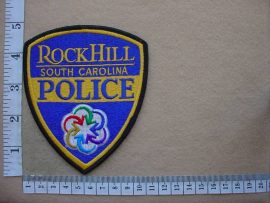 4360 South Carolina Rock Hill Police arm patch (Ref. Police USA)