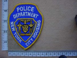 9651 New York City Housing Police Department arm patch (Ref. Police USA)