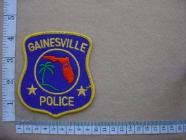 4344 Gainsville Police arm patch (Ref. Police USA)