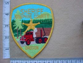 9682 Josephine County Sheriff arm patch (Oregon) (Ref. Police USA)