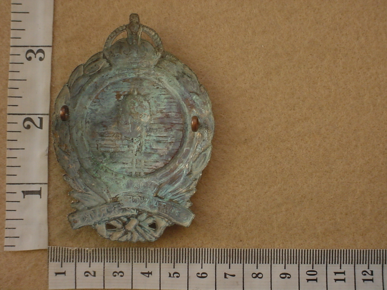 9309 Royal Navy Mine Clearance Service badge, WW1 (Navy England) - Image 2