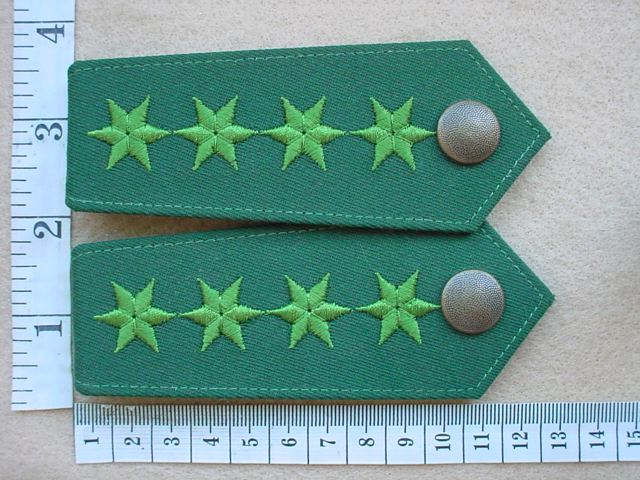 All German Police Ranks 6358 German Police Haupmeister rank epaulettes (Ranks Germany) | SA ...