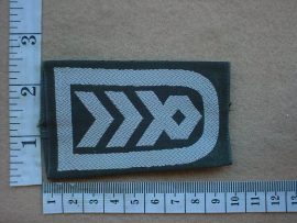 6382 German Army Oberstabsfeldwebel rank epaulette (Ranks Germany)