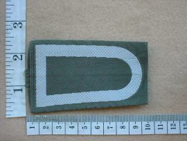6389 German Army Stabsunteroffizier rank epaulette (Ranks Germany)