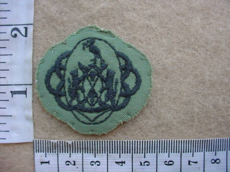 4588 Ciskei Army Warrant Officer Class 2 rank badge (Ref. Ranks Ciskei)