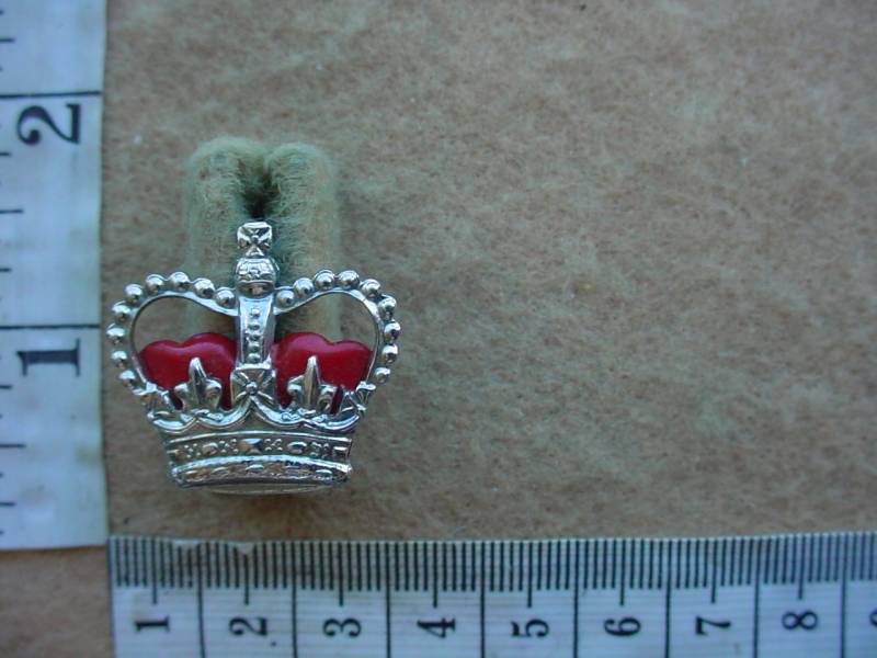 4894 British Officers rank crown (Ref. Ranks England)