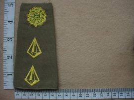 7128 SWA Police Colonels rank epaulette (Ranks SWAPOL)