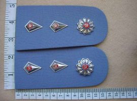 8366 SWA Police Colonels rank epaulettes (Ref. Ranks SWA)